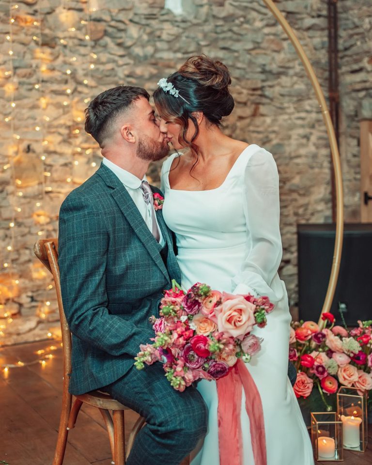 Instagram post from clairewoodmassbridalhair. This post is in position 17.