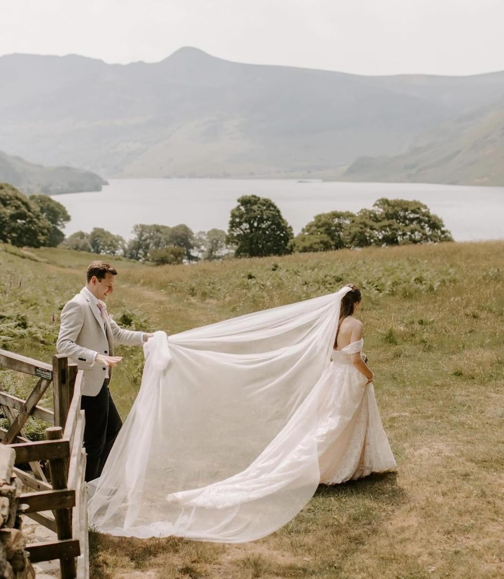 Instagram post from clairewoodmassbridalhair. This post is in position 2.