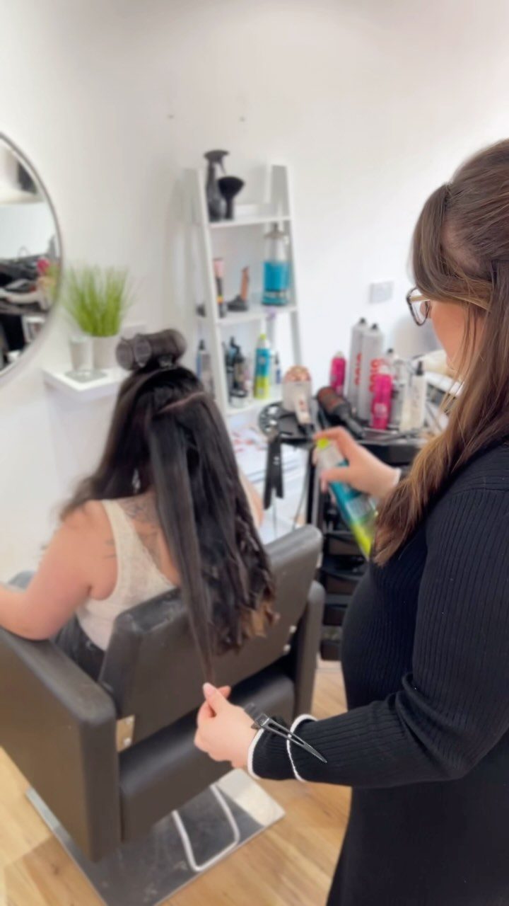 Instagram post from clairewoodmassbridalhair. This post is in position 9.