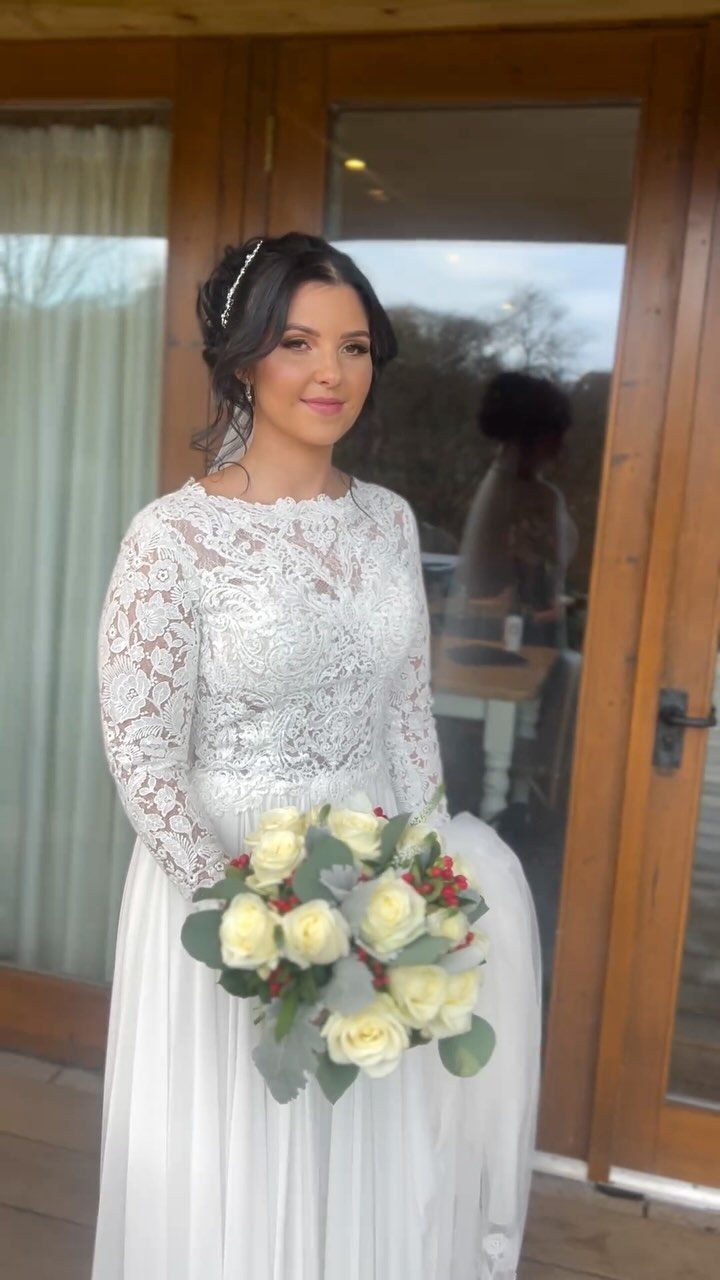 Instagram post from clairewoodmassbridalhair. This post is in position 5.