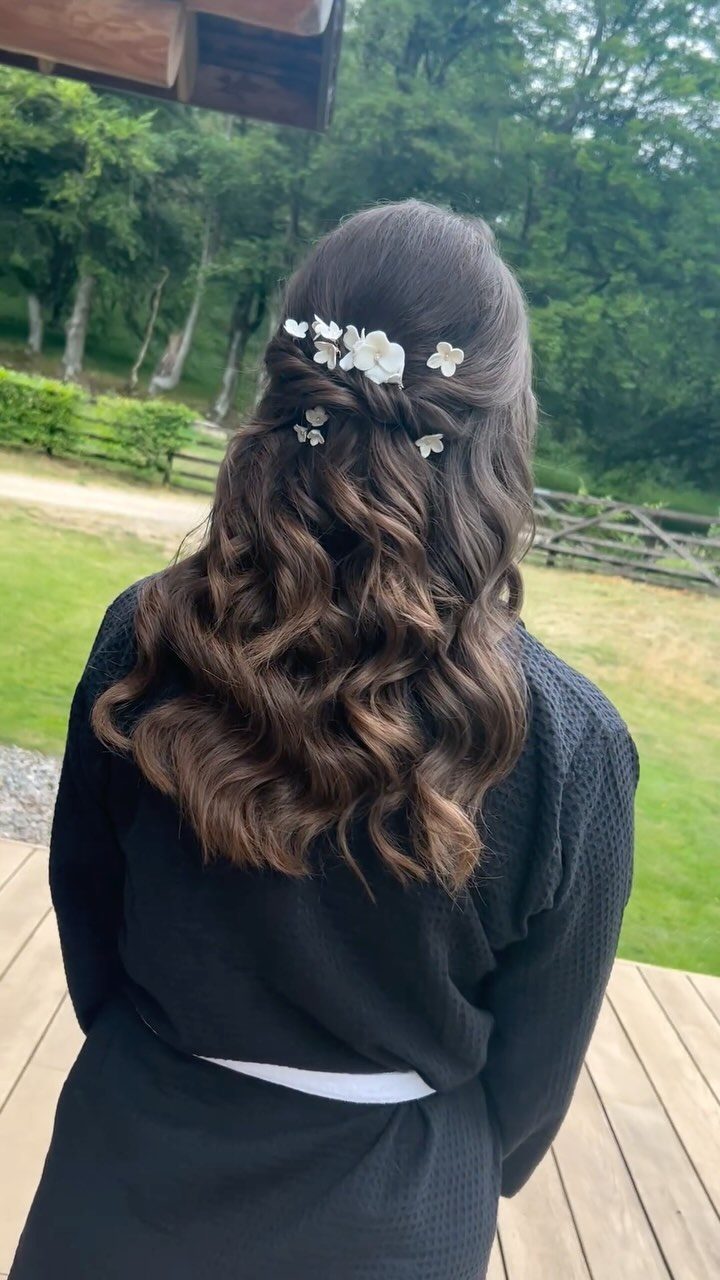 Instagram post from clairewoodmassbridalhair. This post is in position 12.